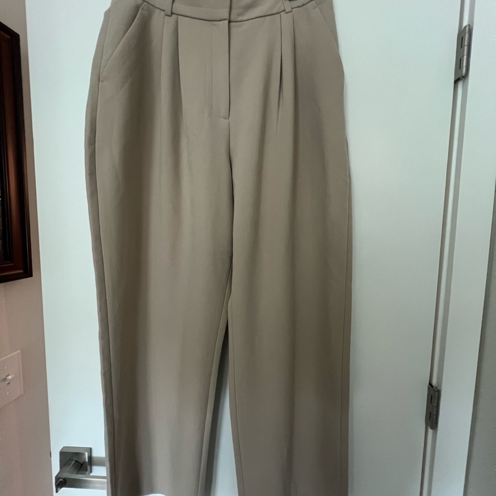 Abercrombie & Fitch Tan Tailored Curve Love Trousers